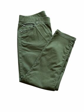 Rabe Slim Straight Jeans in Olive Green